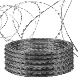 Galvanized Concertina Wire
