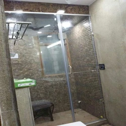 Bath Area Glass Partition, Thickness, transparent