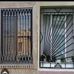 Square Tube Window Grill, splash of colour to the exterior