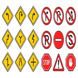 Traffic Sign Board, Irc color, high material
