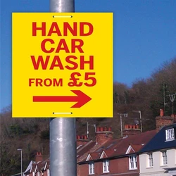 Road Side Sign Board, Warning safety, red borders