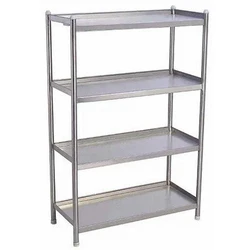 Stainless Steel Storage Rack, Polished surface finish