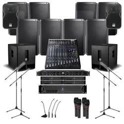 Dj loudspeaker Setup Rental Service, Wireless set