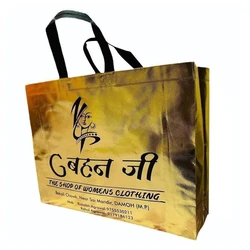 Non Woven Printed Carry Bags, 2kg capacity, loop handle