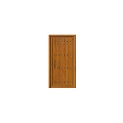 Hercules Aluminium Door, Gold colour, pu finish