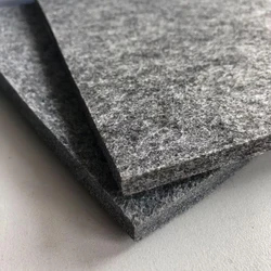 Hard Recycled Felt Fabric, 10mm thick, customize