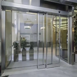 Automatic Upvc Sliding Door , Space optimization