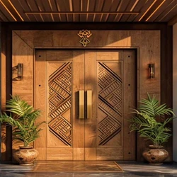 Hardwood Entry Doors, Variety contemporary sleek style