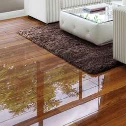 Merbau Glossy wood flooring, elegant collection