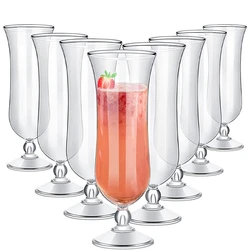 disposable hurricane glasses, rewashed, multiple uses