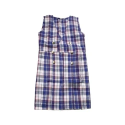 Summer Girls School Uniform, Fabric cotton & checked
