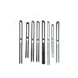 Silver Steel Drop Pins, Size 1- m3, self colour