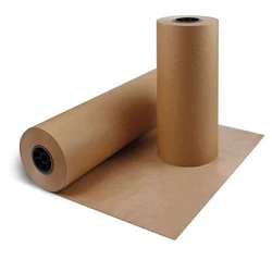 Brown Fax Paper Roll, Thermal or plain finish
