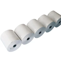 Plain Billing Roll, Natural white, uncoated material