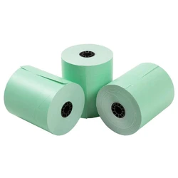 Green Pos Paper Roll, Customized, non-thermal text