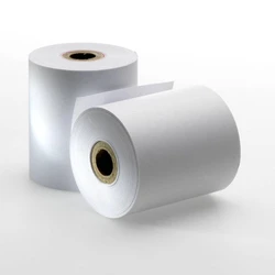 White Cash Register Paper, Plain patterns, smooth