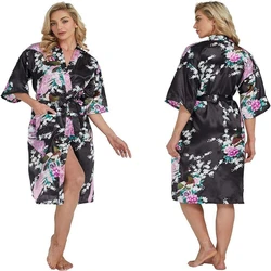 Women's Peacock Bathrobes 