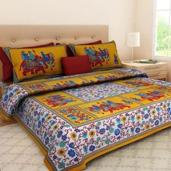 Cotton Printed Bed Sheet