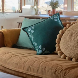 Hemp Embroidered Cushion