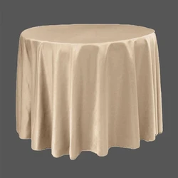 Round Silk Table Cover