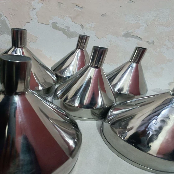 Buffing SS Funnel — Greyish colour Stainless Steel