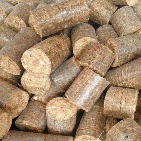 White Coal Briquettes — High purity fine finish