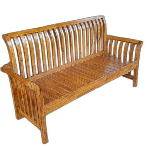 Polished Wooden Benches — Antique style garden use