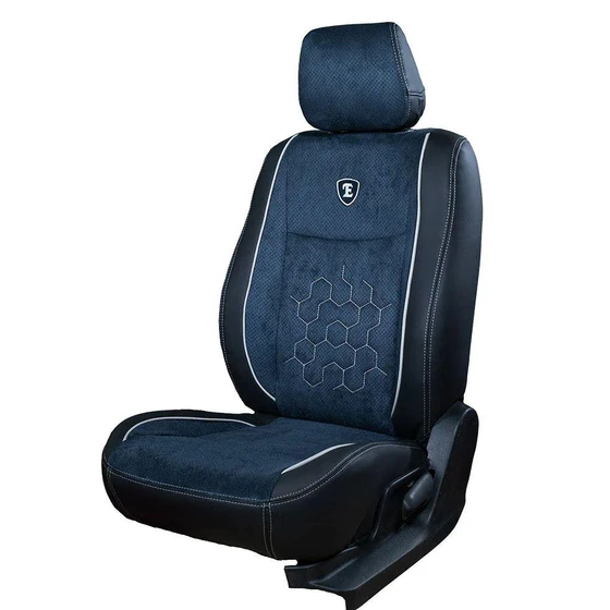 Car Seat Cover — Multi colored plain pattern