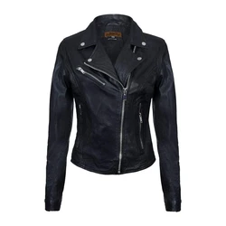 Black Ladies Leather Jackets