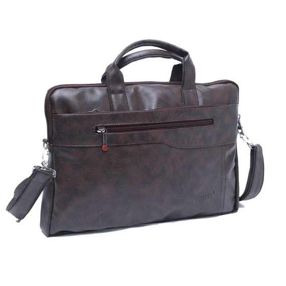 Foam Rexine Hand Bag — Zipper closure type plain