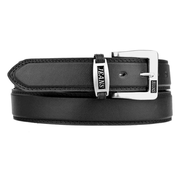Leather Synthetic Belts — black coffee color