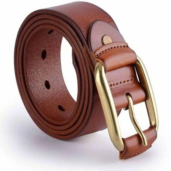 Leather Men Belt — Vintage style genuine leather