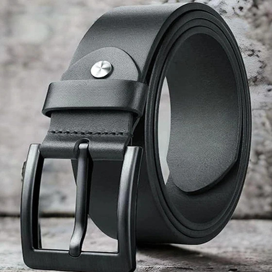 Plain Pure Mens Belts — Clothing accessories use