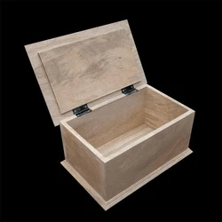 Open Wooden Box