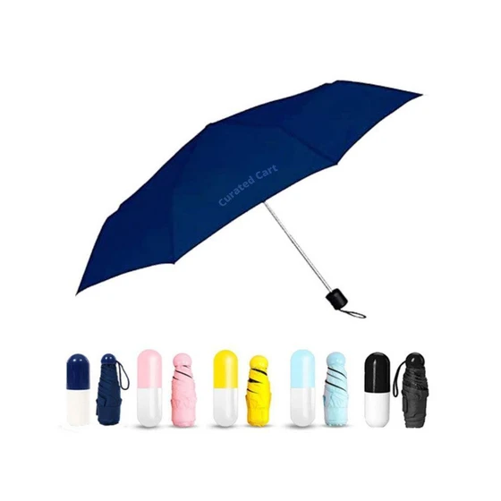 Steel Capsule Umbrella — Protection sunlight raining