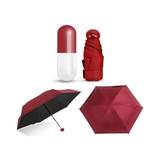 Polyester Capsule Umbrella — Folding waterproof