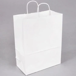 White Shopping Paper Bag
