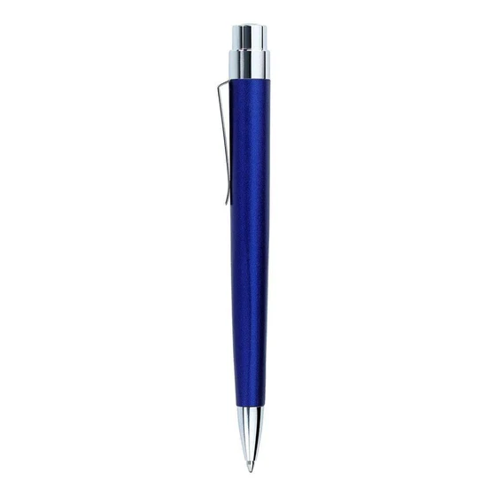 Blue Ball Pen — 4 6inch length plastic material