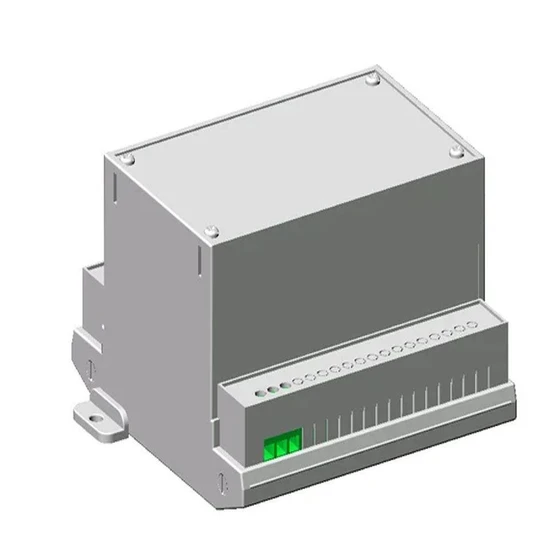 Universal Din Rail Enclosure — Grey Cover White Base Black