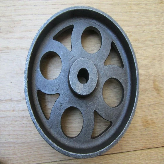 Cast Wheels Iron — 6X2 wheel size inch black