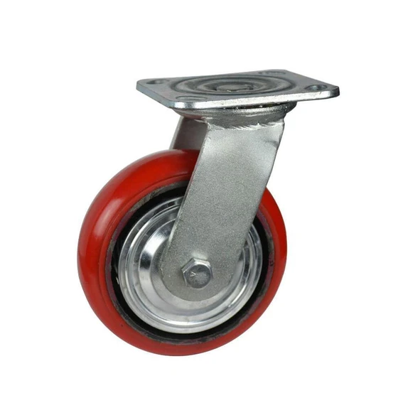 Polyurethane Casters Wheel — 115 100mm base plate