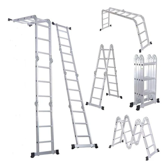 Foldable Multipurpose Ladder — Aluminum foldable