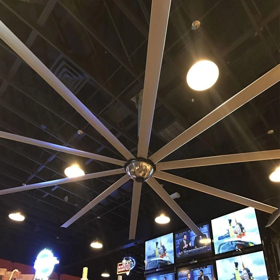 Giant Ceiling Fan — Gear motor ms and aluminum