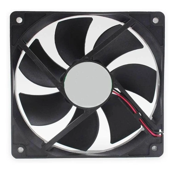 Direct Current Fans — Plastic metal black color