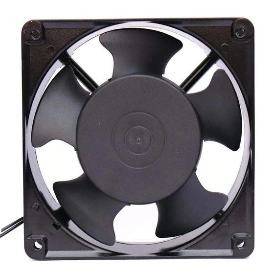 AC Axial Fans — Panel exhaust usage black metal