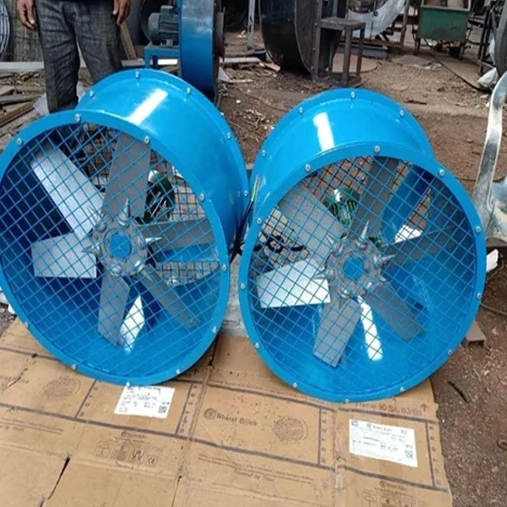 Industrial Axial Fans — 2 HP power cast iron blade