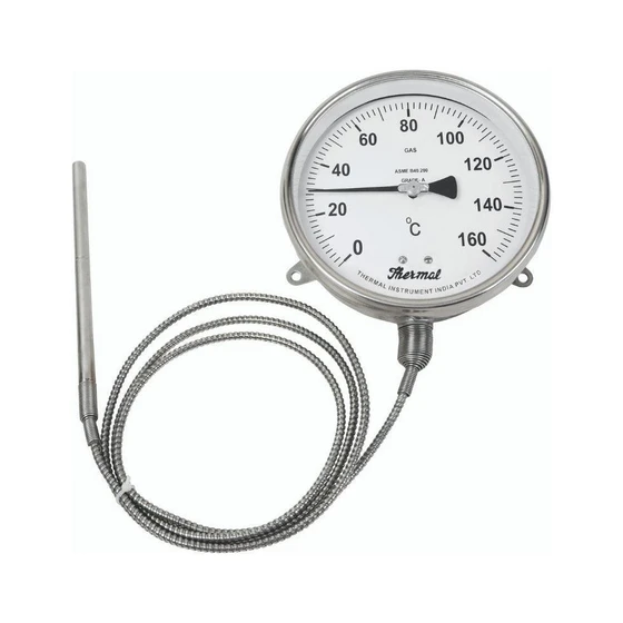 Filled Temperature Gauges — SS304 Bayonet Type