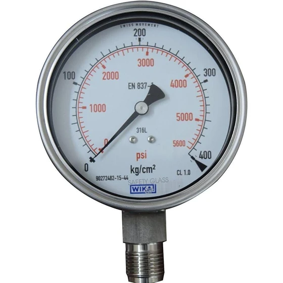 Wika Pressure Gauge — Pharmaceutical Industries