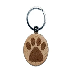 Printed Round Keychains