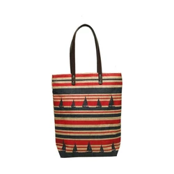 Natural Jute Folding Hand Purse 